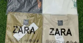 ZARA: Camisetas de hombre. Impreso por ambas caras. ¡Ofertas de acciones en oferta de venta con descuento!