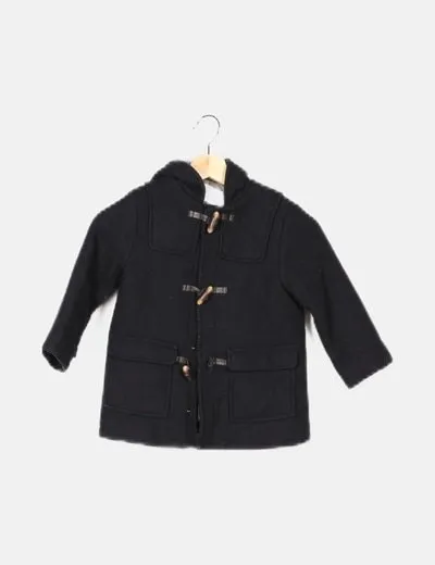 Zara Parka negra capucha